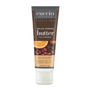 Butter citrico y moras silvestres113g - Cuccio Naturale Crema ultrahidratante, renovadora, suavizante y perfumada. Hidratación profunda para la reparación de la piel seca. Ingredientes naturales. (copia)