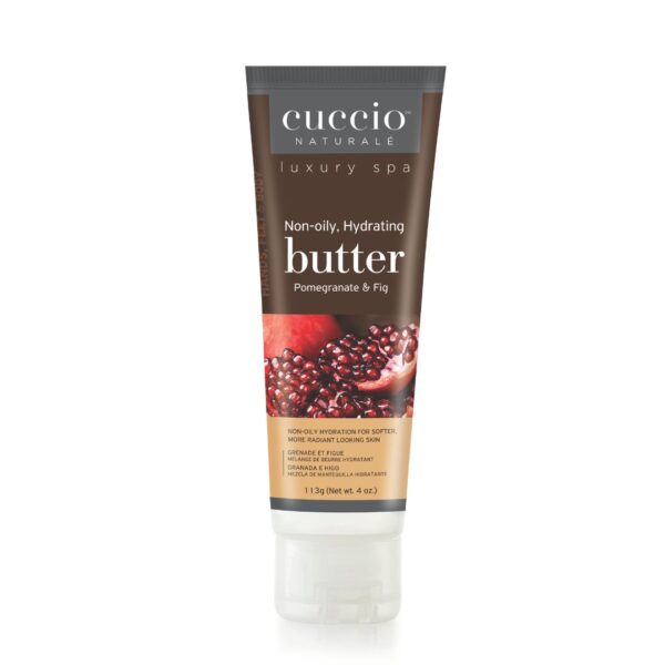 Butter de Granada e Higo 113g - Cuccio Naturale Crema ultrahidratante, renovadora, suavizante y perfumada. Hidratación profunda para la reparación de la piel seca. Ingredientes naturales.