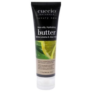 Cuccio Naturale Butter Blends Limon 226g- Crema corporal perfumada ultra hidratante y renovadora - Hidratación profunda y renovadora para la reparación de la piel seca - Hecho con todos los ingredientes