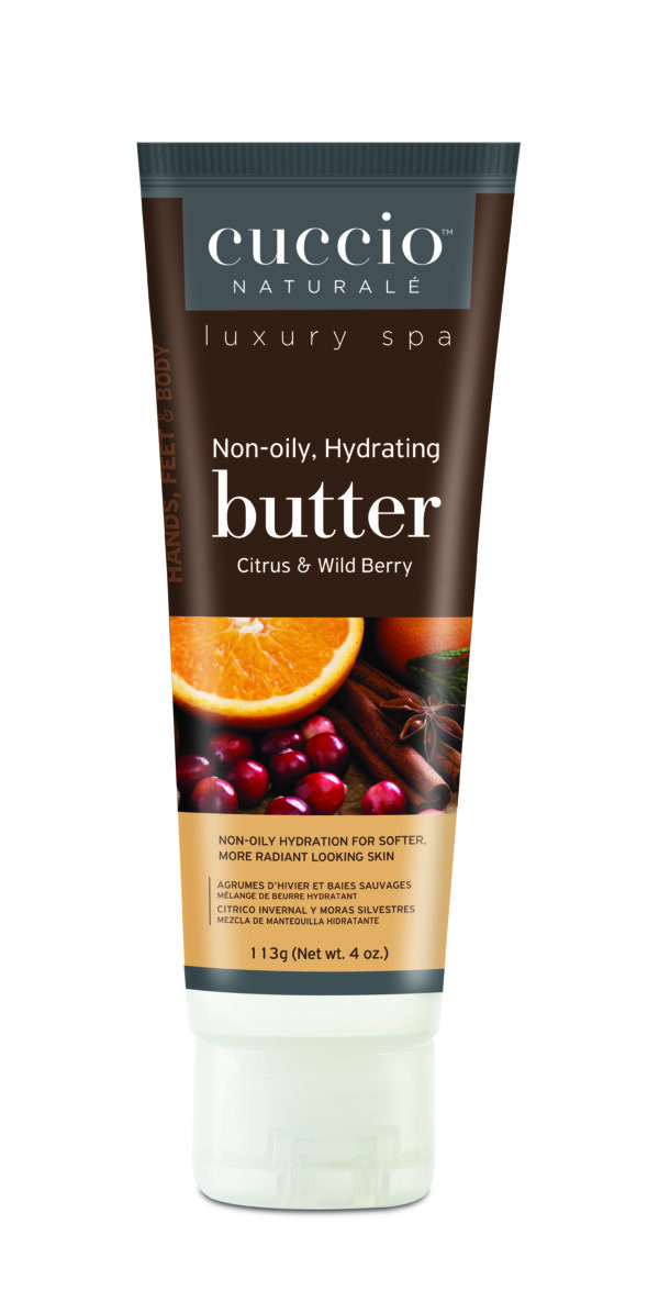 Cuccio Naturale Butter Blends Citrus 226g- Crema corporal perfumada ultra hidratante y renovadora - Hidratación profunda y renovadora para la reparación de la piel seca - Hecho con todos los ingredientes (copia)