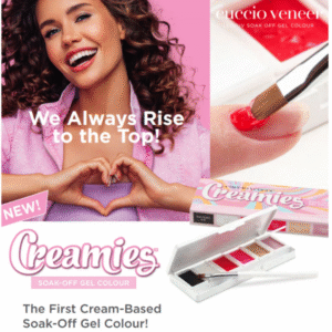 Gel de color removible a base de crema Cuccio 6 colores
