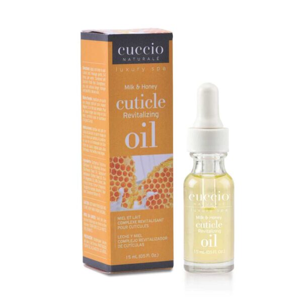 Aceite de cuticula revitalizante en gotero de leche y miel15ml - Cuccio